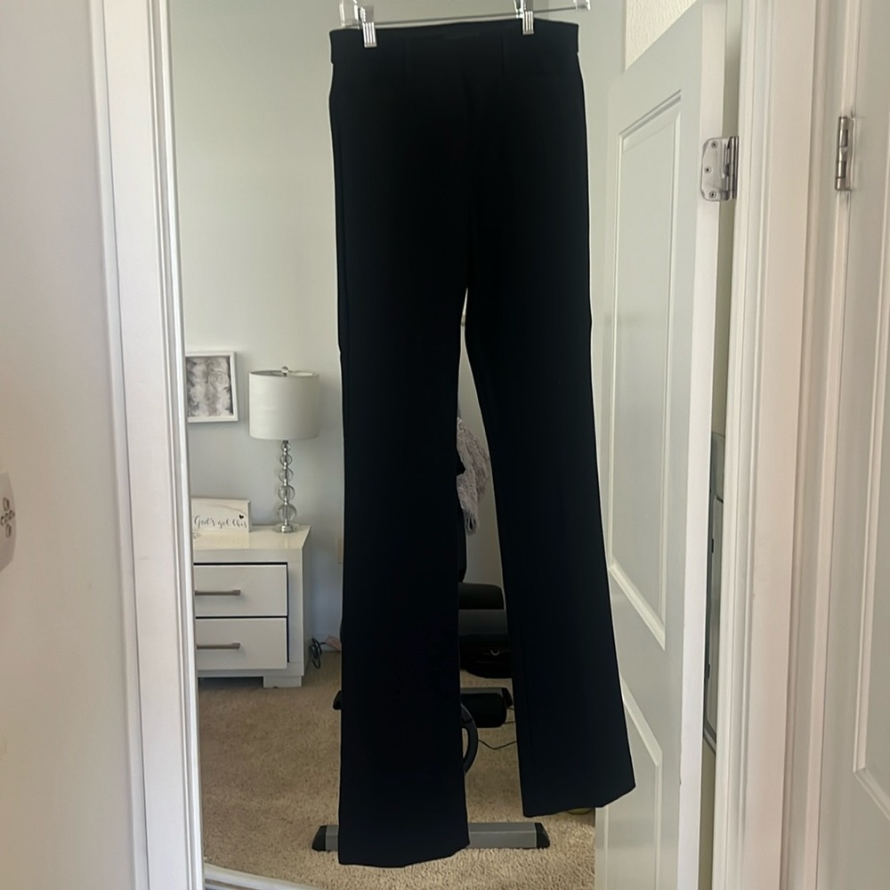 NWOT black columnist boot cut high rise pants 4L